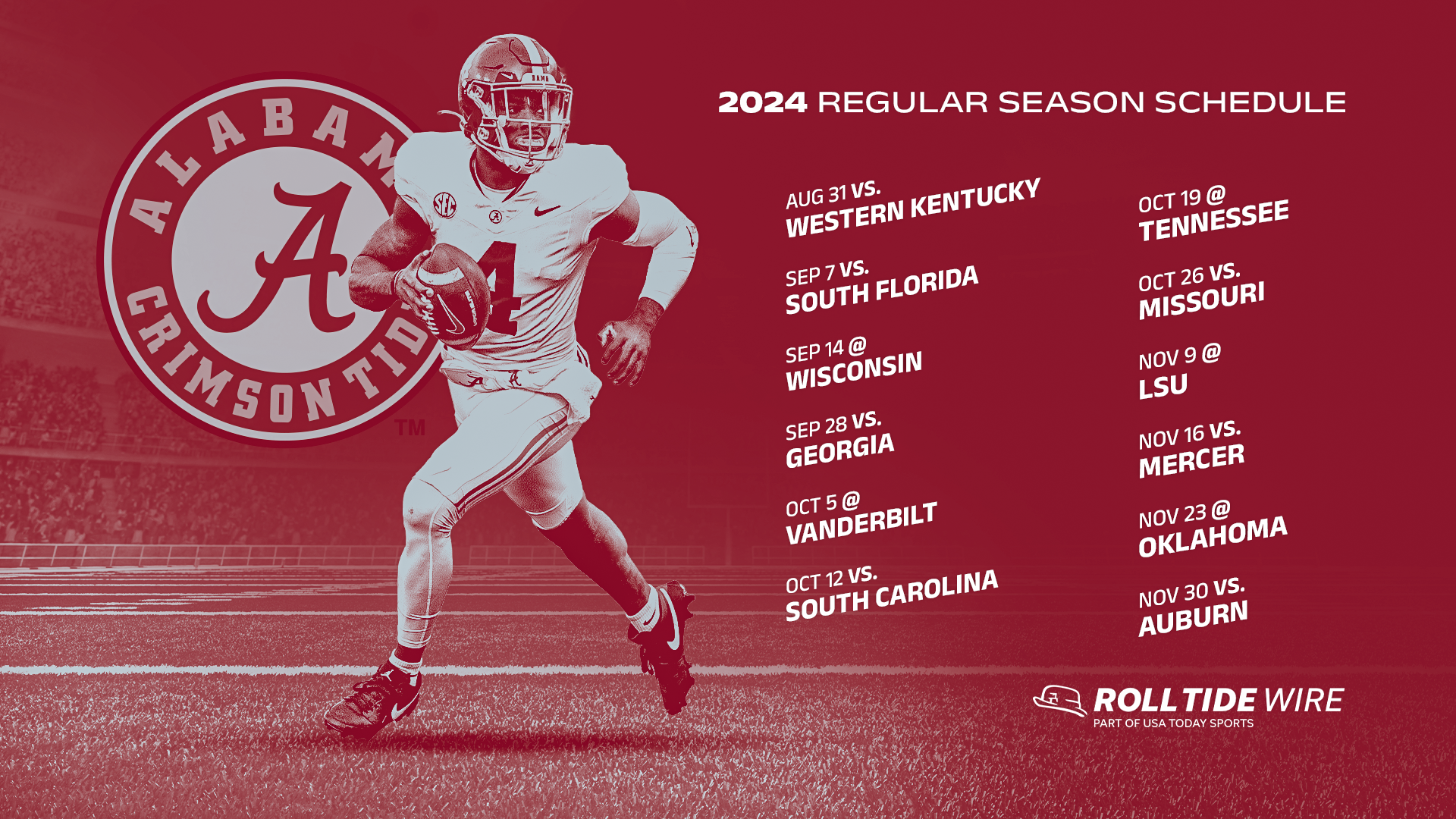 Alabama Releases Exciting 2025 Football Schedule