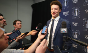 “I’m Going to Help This Team Win”: Malhotra on Being Drafted By Canucks, Novotny Steal and Goals at BU